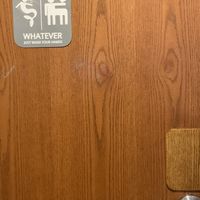 Bathrooms at Collegetown Bagels in Ithaca