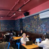 Inside at Collegetown Bagels in Ithaca