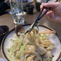Another vegan option taken by my friend (huge noodles)  at CRAZY NOODLES 西北疯 in Paris