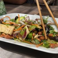 Mushrooms, tofu and peanuts salad’s (vetetarian)  at CRAZY NOODLES 西北疯 in Paris