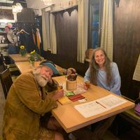 Restaurant with a nice vibe and one substantial vegan option at Birgits Schindlerkeller in Forchheim