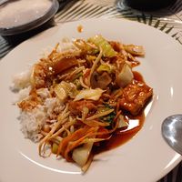 Szechuan Tofu (take away) at Lang Sen Restaurant in Luebeck