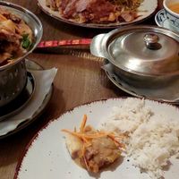 Vegane Ente mit selbstgemachter Lychee Limonade at Lang Sen Restaurant in Luebeck