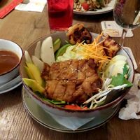 Bowl mit veganer Ente at Lang Sen Restaurant in Luebeck