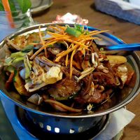 Veganes Huhn mit Zitronengras at Lang Sen Restaurant in Luebeck