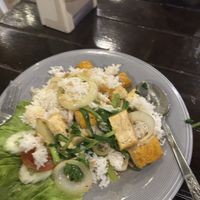 garlic pepper tofu  at Pen's Restaurant in Koh Chang