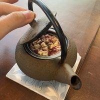 Ginger apple and rose infusion tea   at Fermento in Sagres