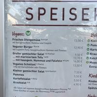 Aktuelle Speisekarte   at Stadtbiergarten Schorndorf in Schorndorf