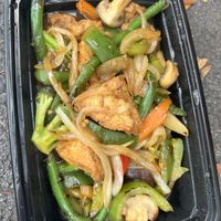 Tofu veg stir fry   at Lily in Kennett Square