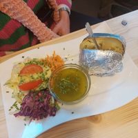 Ofenkartoffel at Restaurant Dorfwirt in Pfronten