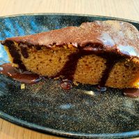 Banana cake at La Cuina del Cel in Mataro