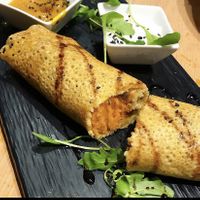 Masala dulce con mango  at La Cuina del Cel in Mataro