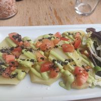 Potato salad at La Cuina del Cel in Mataro