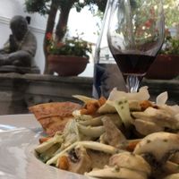 mushrooms ceviche at La Cuina del Cel in Mataro