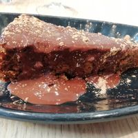 Pastel de zanahoria vegano at La Cuina del Cel in Mataro