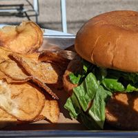 The Void - crispy seitan chick sandwich at The Green Beautiful  in Manchester