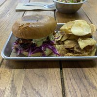 Pulled BBQ- 5/5, also those side chips are fantastic   at The Green Beautiful  in Manchester