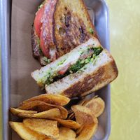 Caprese panini at The Green Beautiful  in Manchester