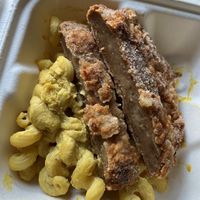 Kids menu Mac n’ cheese  at The Green Beautiful  in Manchester