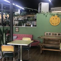 The interior  at The Green Beautiful  in Manchester