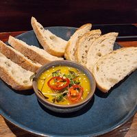 Housemade truffle forest mushroom and walnut pâté at Miss Chief Bar & Eatery in Cairns