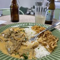Stroganoff de soja 😋   at Santa Planta Food in Sao Caetano Do Sul