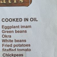 The veggie/vegan options   at Stamatis Restaurant & Grill in Patmos