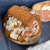 Biscoff donut   at Holmesys Bakehouse in Duncraig