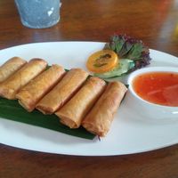Spring rolls at BuBu Villa in Perhentian Islands