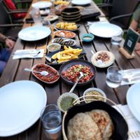 Vegan starters   at Babala in Istanbul