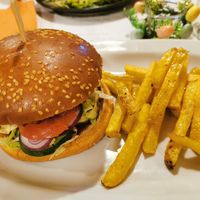 Beyond burger at Snow Restaurant in Sinaia