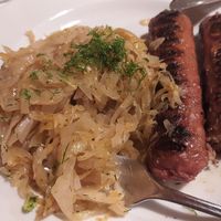 Salsicce con verza at Snow Restaurant in Sinaia