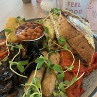 Super tasty vegan breakfast.   at Feel Good Club in Manchester