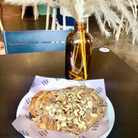 Chocolate and hazelnut pain au chocolat   at Feel Good Club in Manchester
