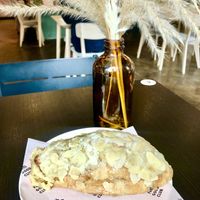 Almond croissant   at Feel Good Club in Manchester