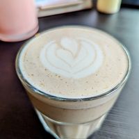 Chai latte at Feel Good Club in Manchester