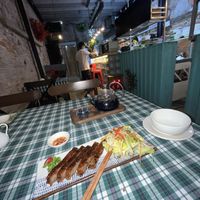 Quack quack nuong (grilled oyster mushrooms prepared Peking duck style) at Rau Ơi Vegetarian Chay in Ho Chi Minh City