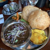 Chole Puri  at Dishoom in Birmingham