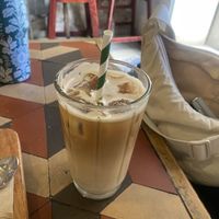 Iced Oat Lattee  at Madness Specialty Coffee in Alicante