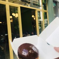Vegan doughnut   at Sisters & Harvest in Istanbul