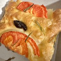 Focaccia bread yum!  at Sisters & Harvest in Istanbul