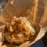 Sweet Potato Tempura   at Tomis Delikatessen in Gottingen