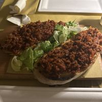 Sun dried tomato bruschetta   at Cola Pasta in Siracusa