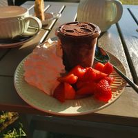 veganer Schoko - Schock mit veganer Sahne at Café Enehus in Einhaus