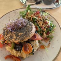 Vegan Bagel  at Léopold Café Royal in Brussels