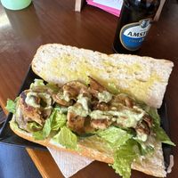 Heura sandwich  at La Murta Vins i Tapes in Valencia