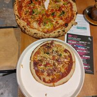 Amazing vegan pizza and slightly less amazing gluten free pizza at Future Yard in Birkenhead