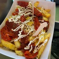 Loaded fries  at Future Yard in Birkenhead