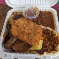 Sugar shack special at Aunty Em's Deli & Coffee in Toronto