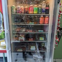 Fridge at Aunty Em's Deli & Coffee in Toronto